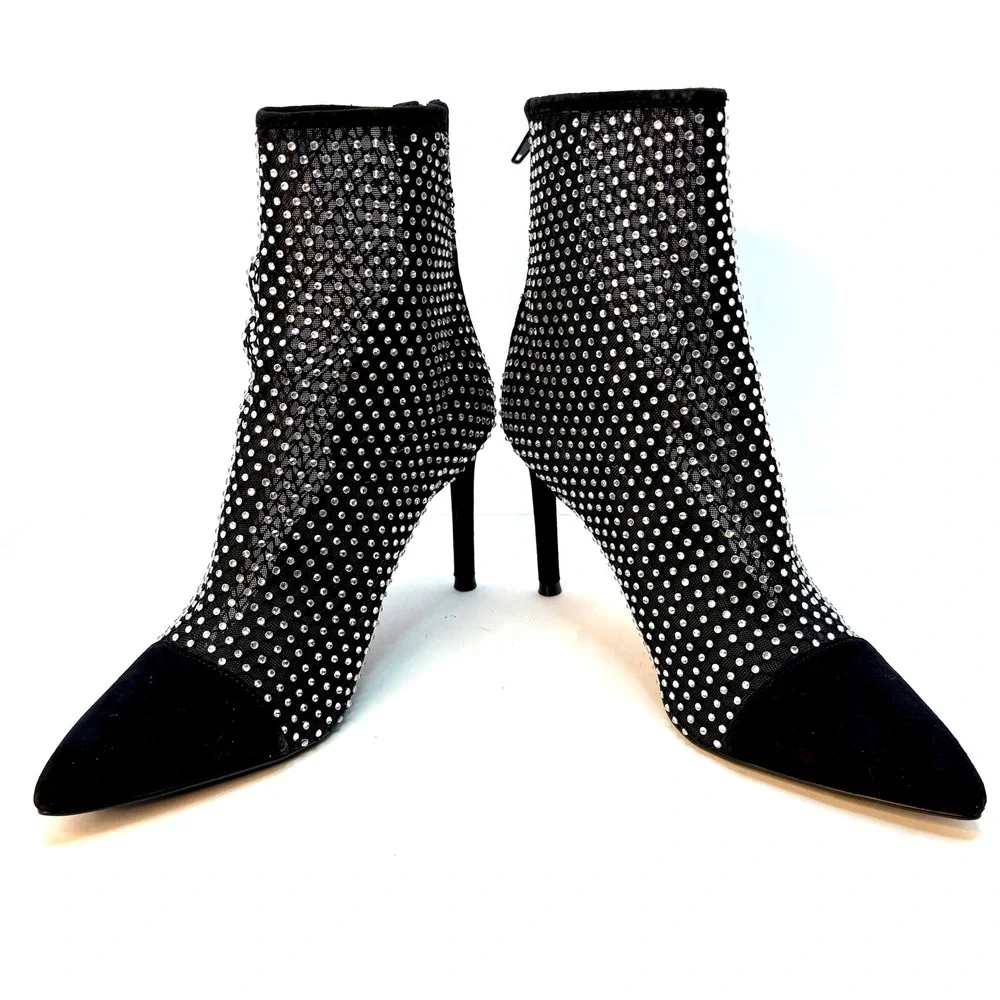 AQUA Women's Lyssa Booties Boots Black Size 8 NWT/BOX